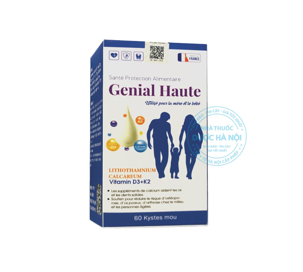 Viên uống bổ sung canxi Genial Haunt