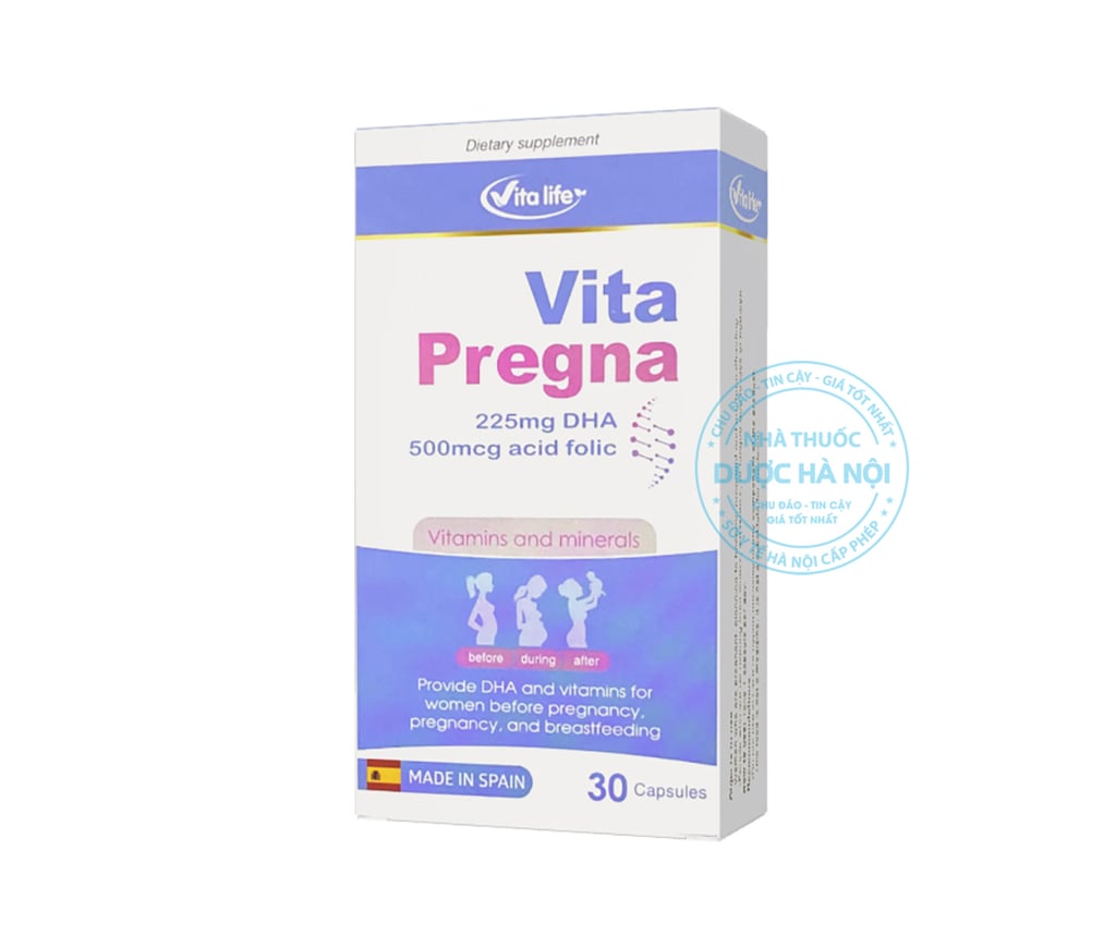 Viên uống Vitamin bầu Vita Pregna Vitalife