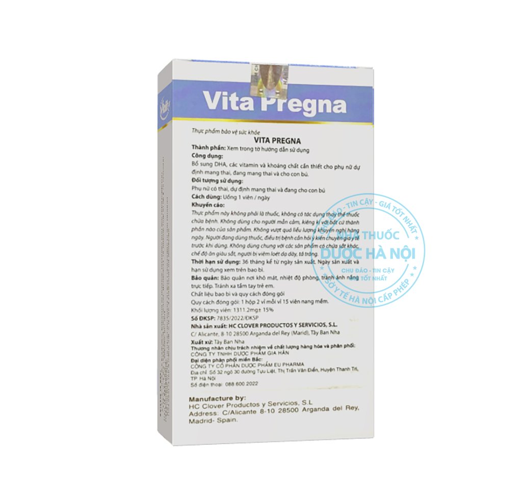 Viên uống Vitamin bầu Vita Pregna Vitalife