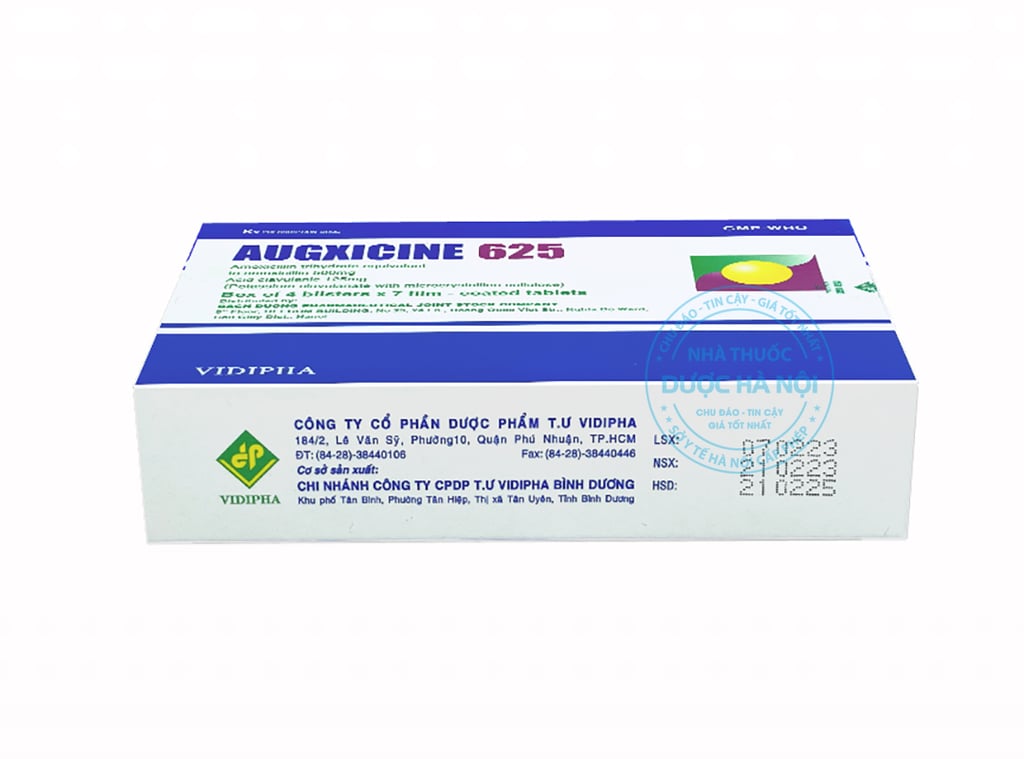 Augxicine 625 (4vỉ x7 viên)