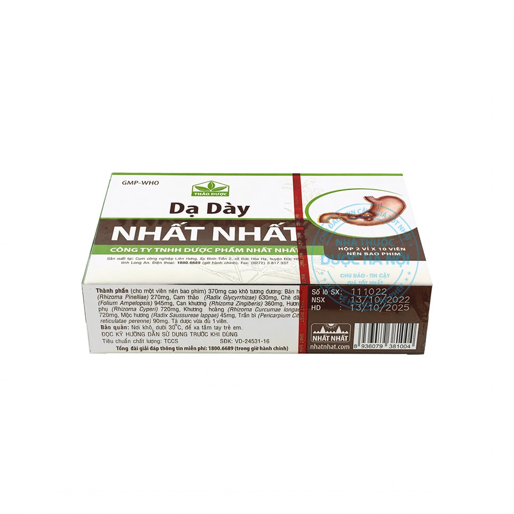 Dạ Dày Nhất Nhất (1 Hộp x 2 Vỉ)