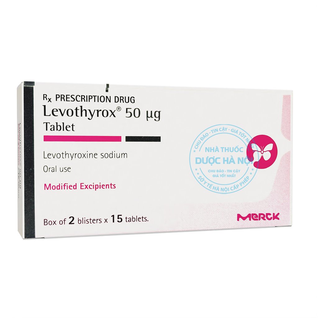 Levothyrox 50mcg (Hộp 2 vỉ x 15 viên)