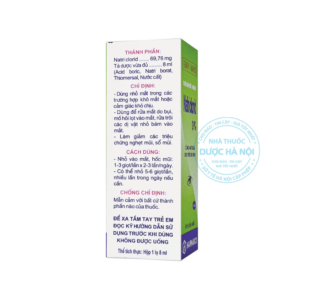 Dung dịch Natri clorid 0.9%