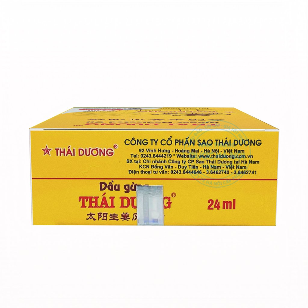 Dầu gừng Thái Dương 24ml