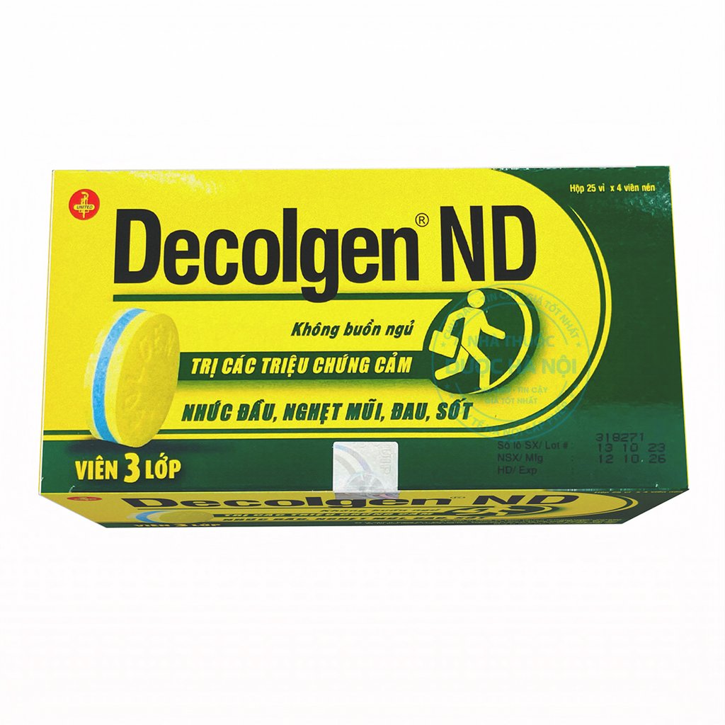 Decolgen Xanh (1 Hộp x 25 vỉ)