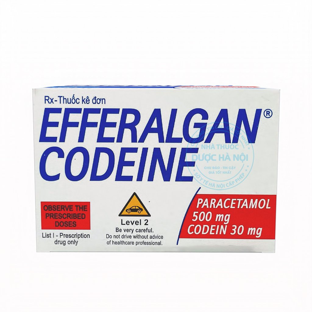 Efferalgan Codein (1 Hộp x 10 Vỉ/ 40 viên)