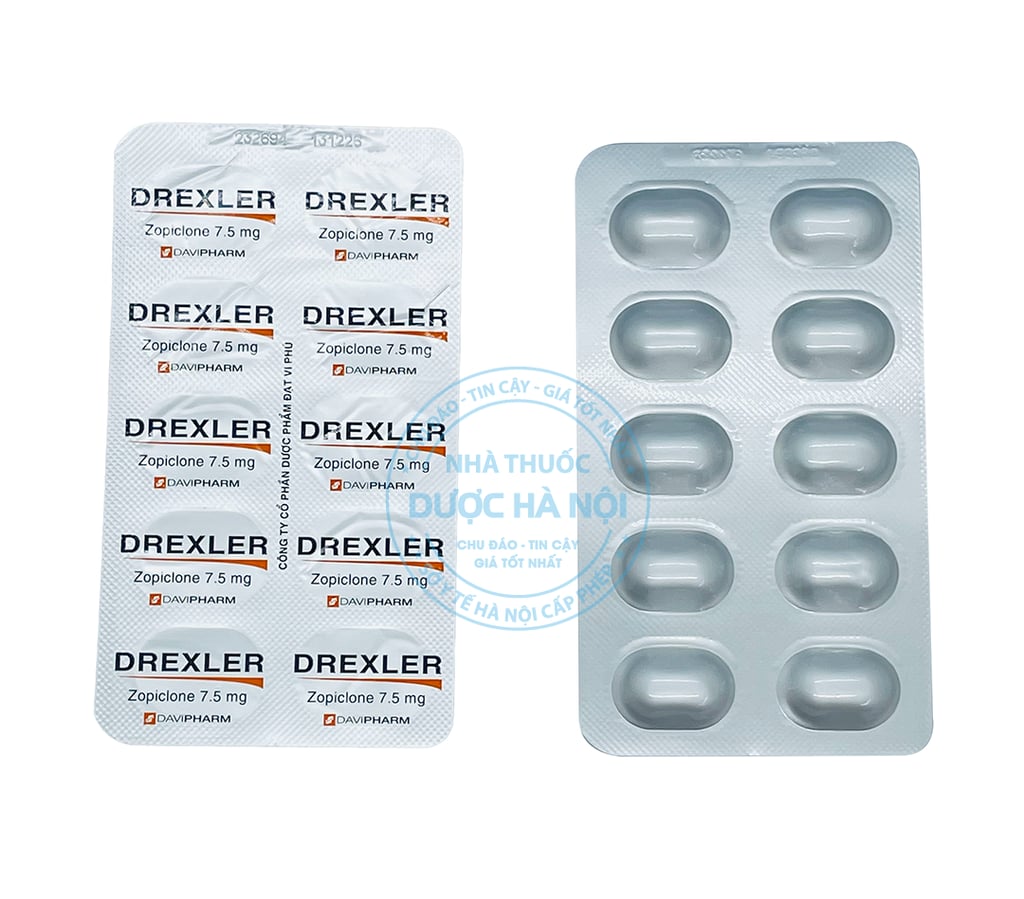 Drexler 7,5mg (1 Hộp x 6 Vỉ/ 60 Viên)