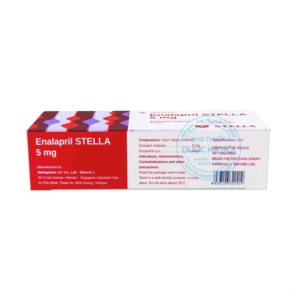 Thuốc Enalapril Stella 5mg