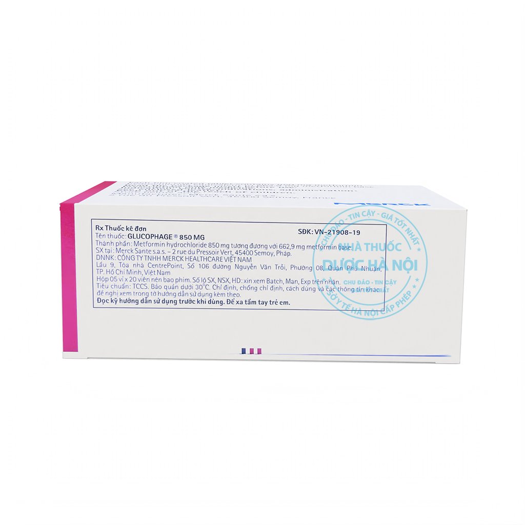 Thuốc Glucophage 850mg