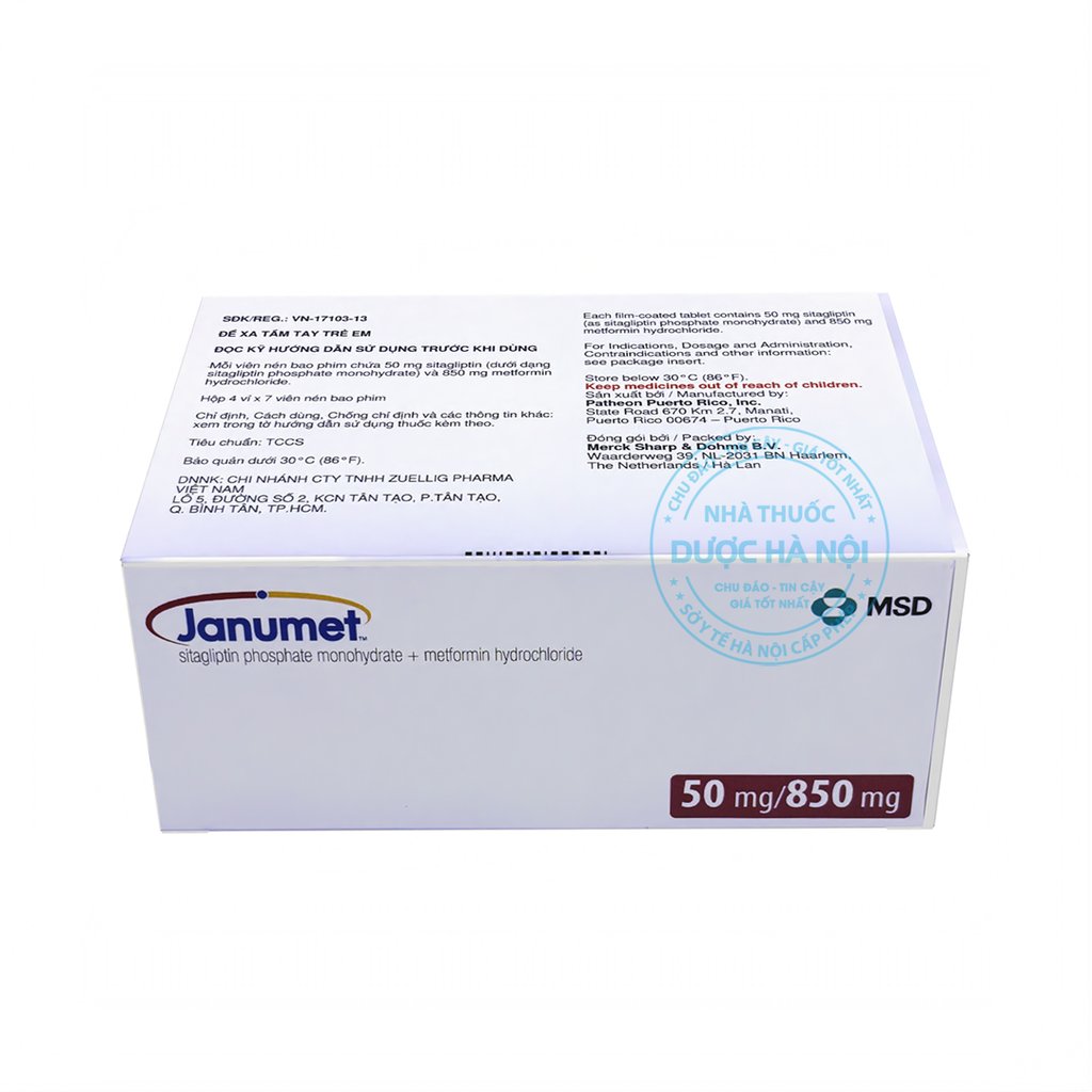 thuốc Janumet 50mg/850mg