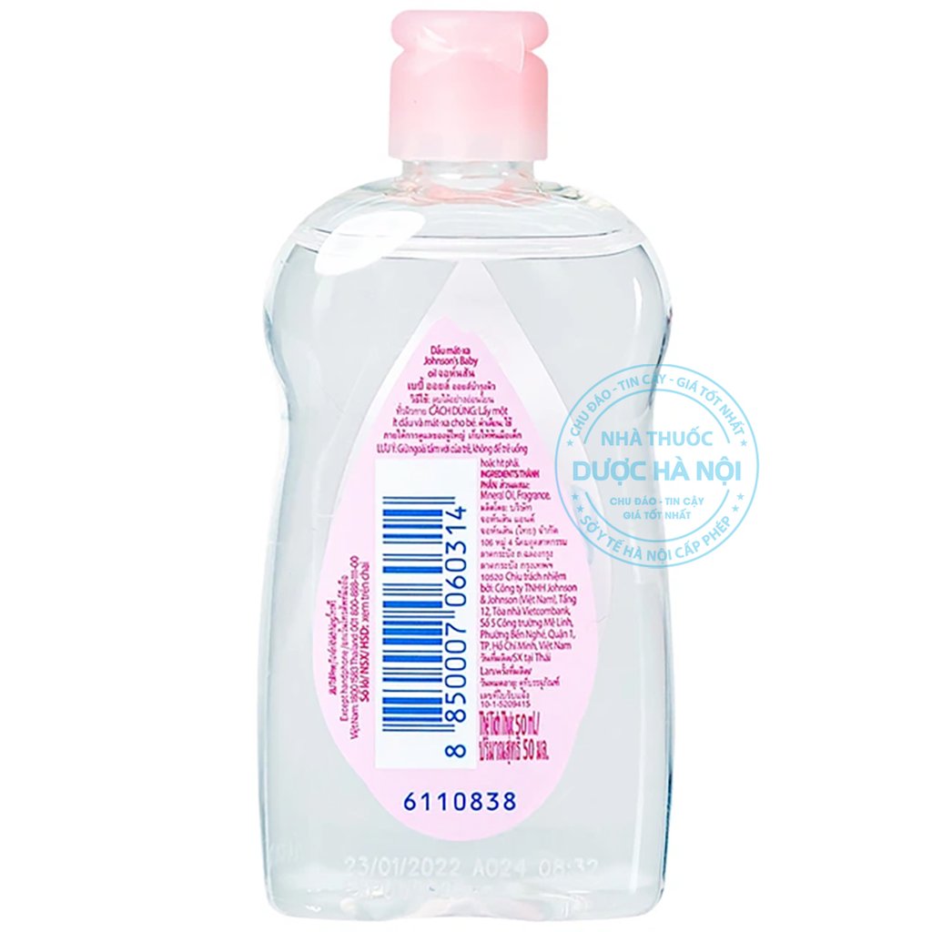 Dầu massage Johnson's Baby Oil 50ml