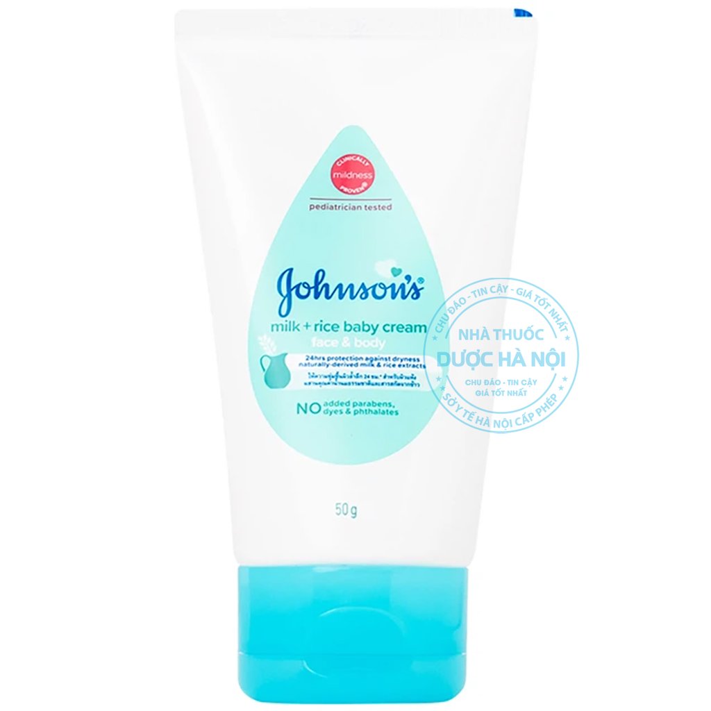 Kem dưỡng da Johnson's Milk + Rice Baby Cream