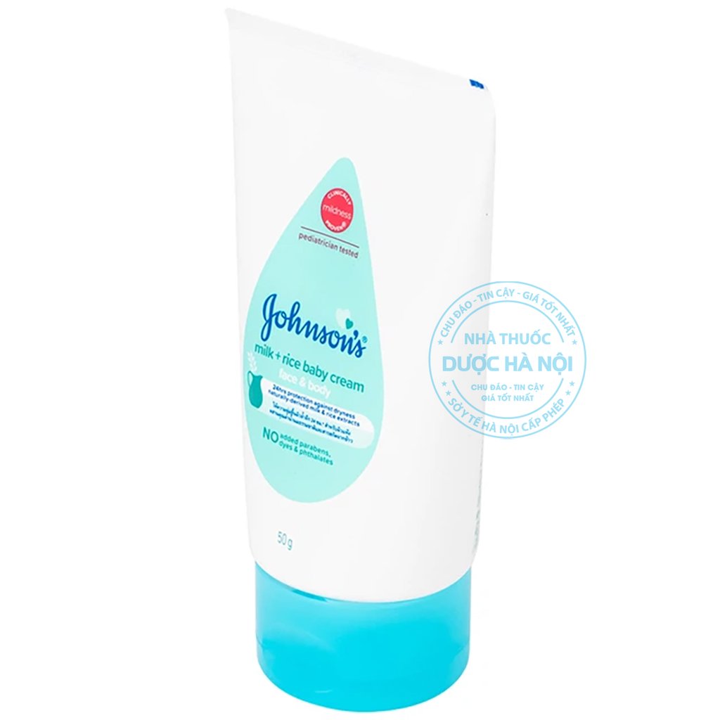 Kem dưỡng da Johnson's Milk + Rice Baby Cream