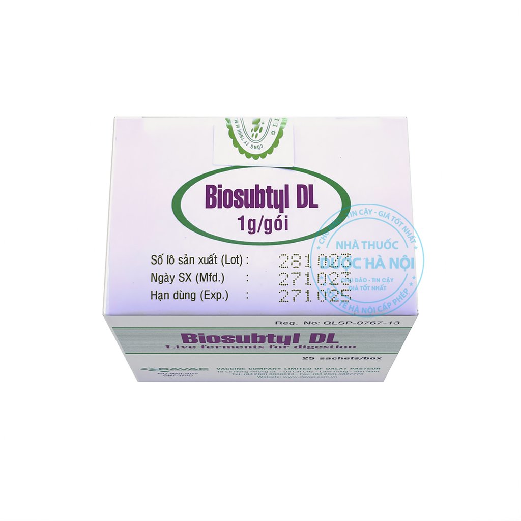 Men tiêu hoá sống Biosubtyl DL Davac