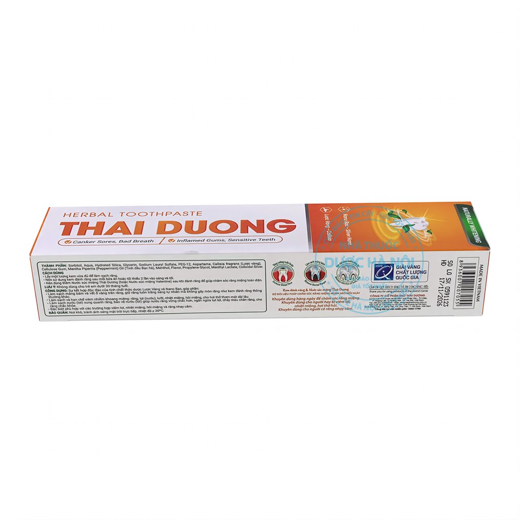 Kem đánh răng dược liệu Thái Dương