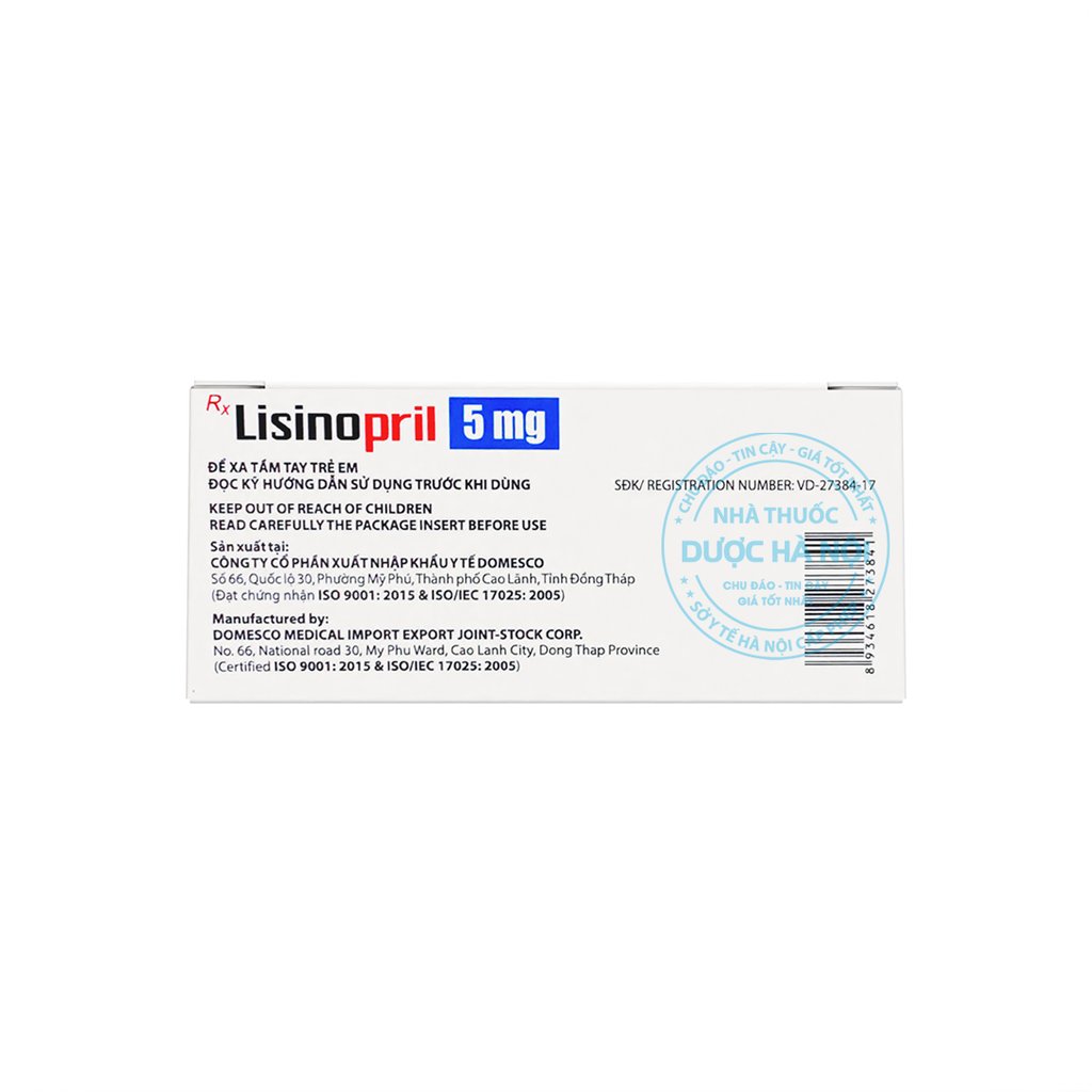 Lisinopril 5mg Domesco