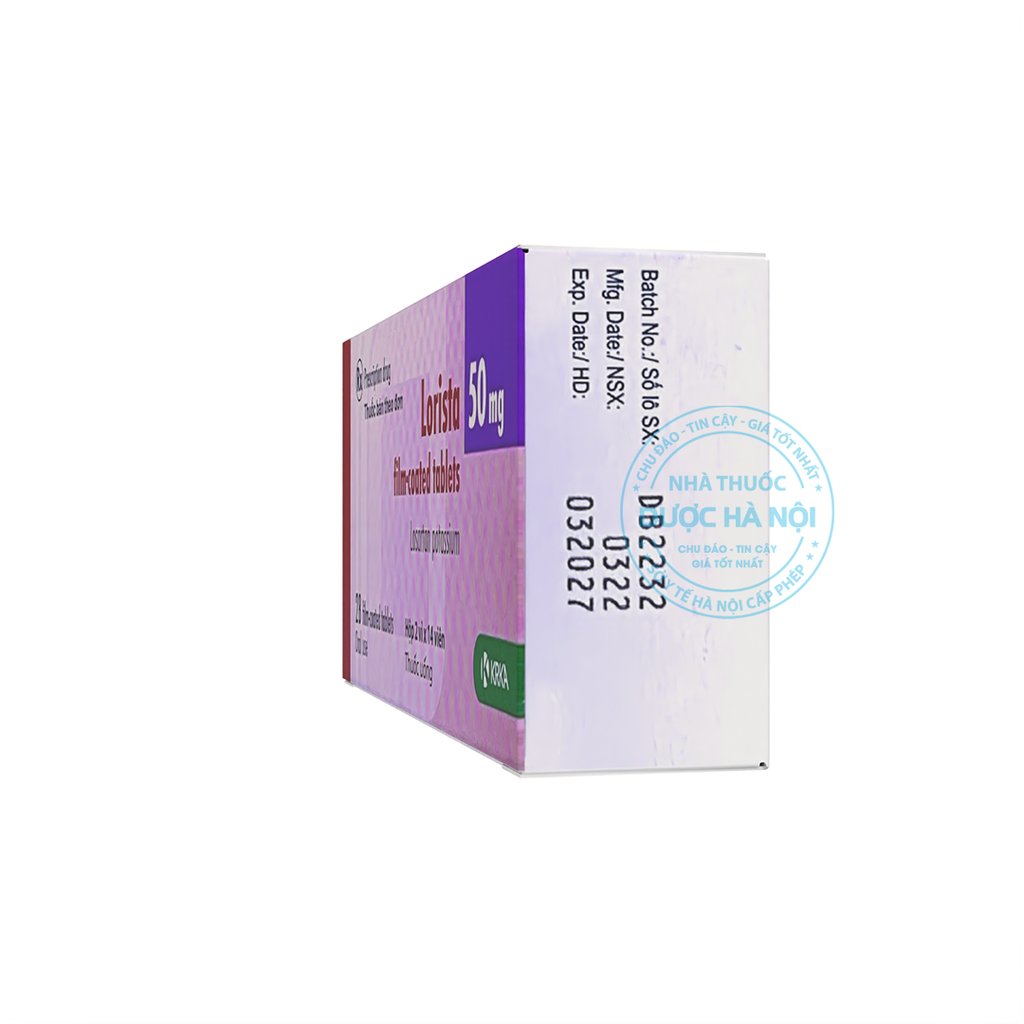 Thuốc Lorista 50mg điều trị bệnh cao huyết áp