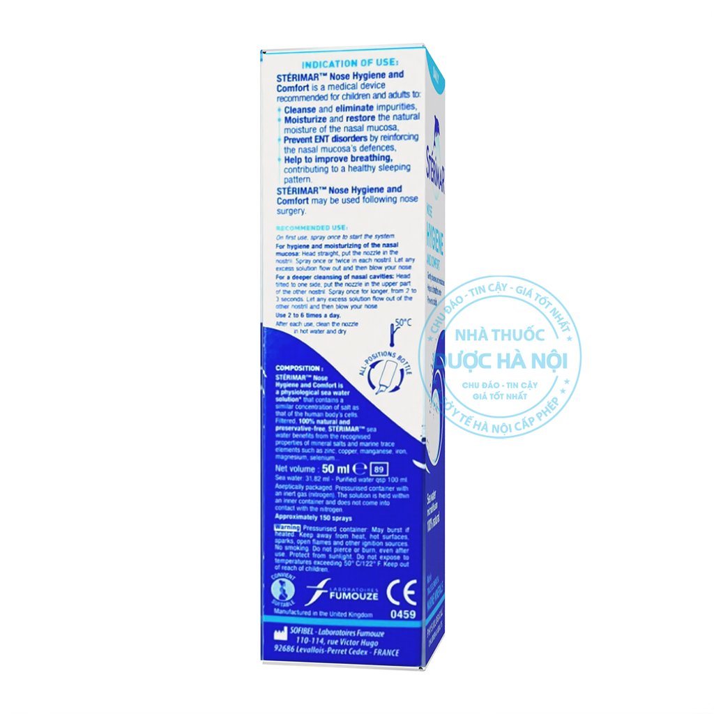 Xịt mũi Sterimar Nose Hygiene