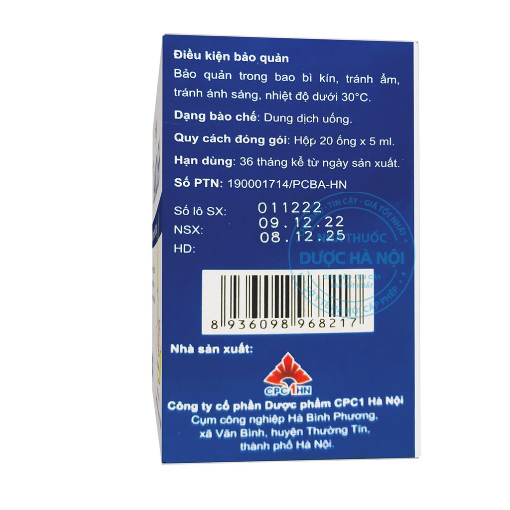 dung dịch uống babycough 5ml/ ống