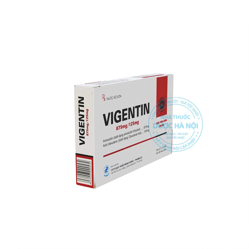 Thuốc Vigentin 875mg/125mg Pharbaco