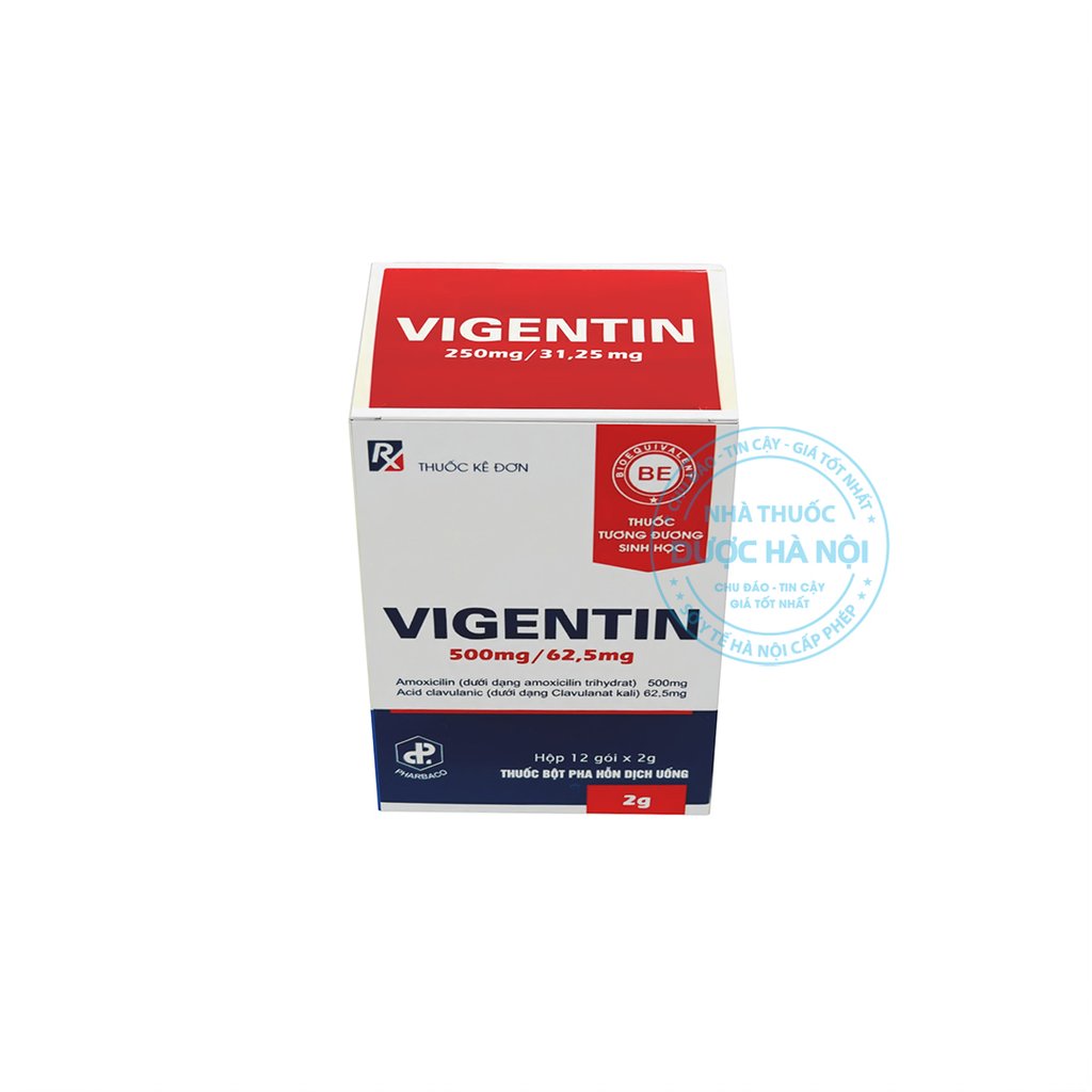 Thuốc kháng sinh Vigentin 250mg/31.25mg