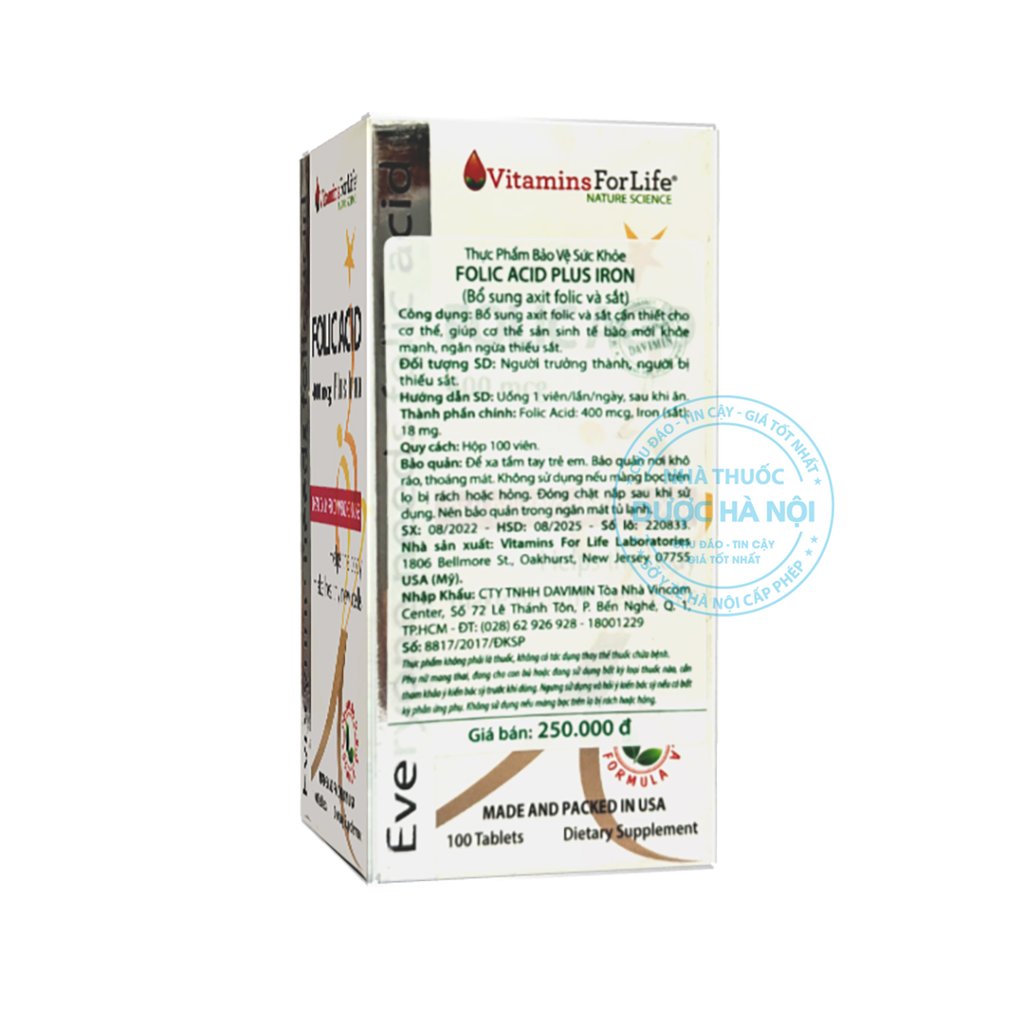 Folic acid Vitaminforlife