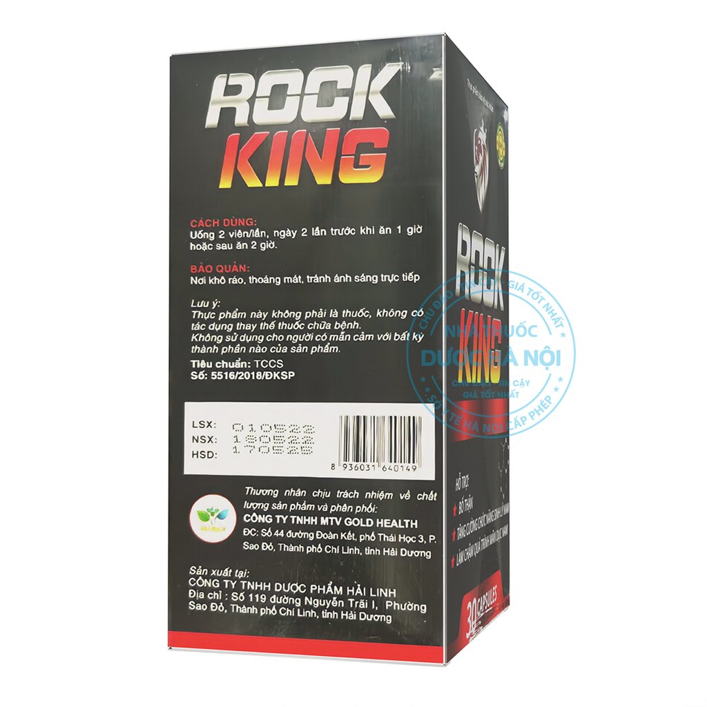 Rock King lọ 30 viên