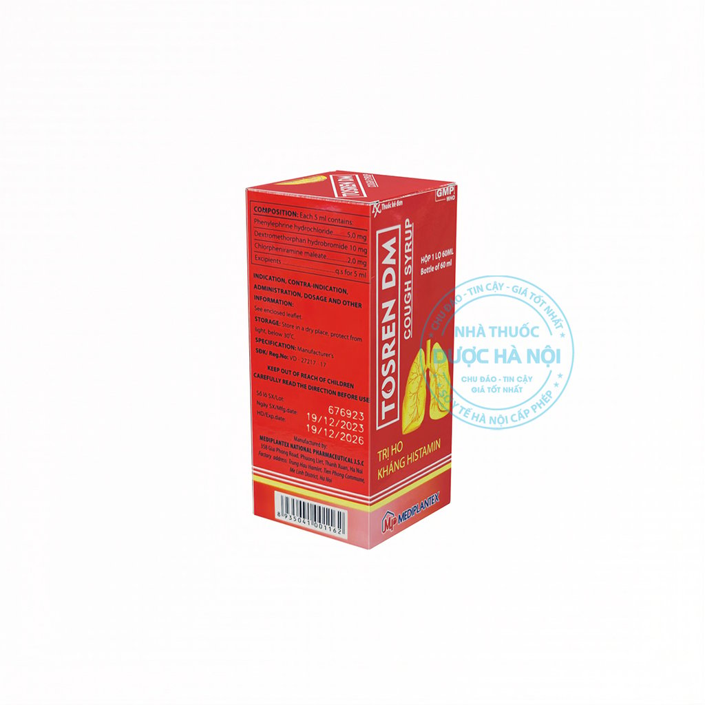 thuốc ho Tosren DM 60ml