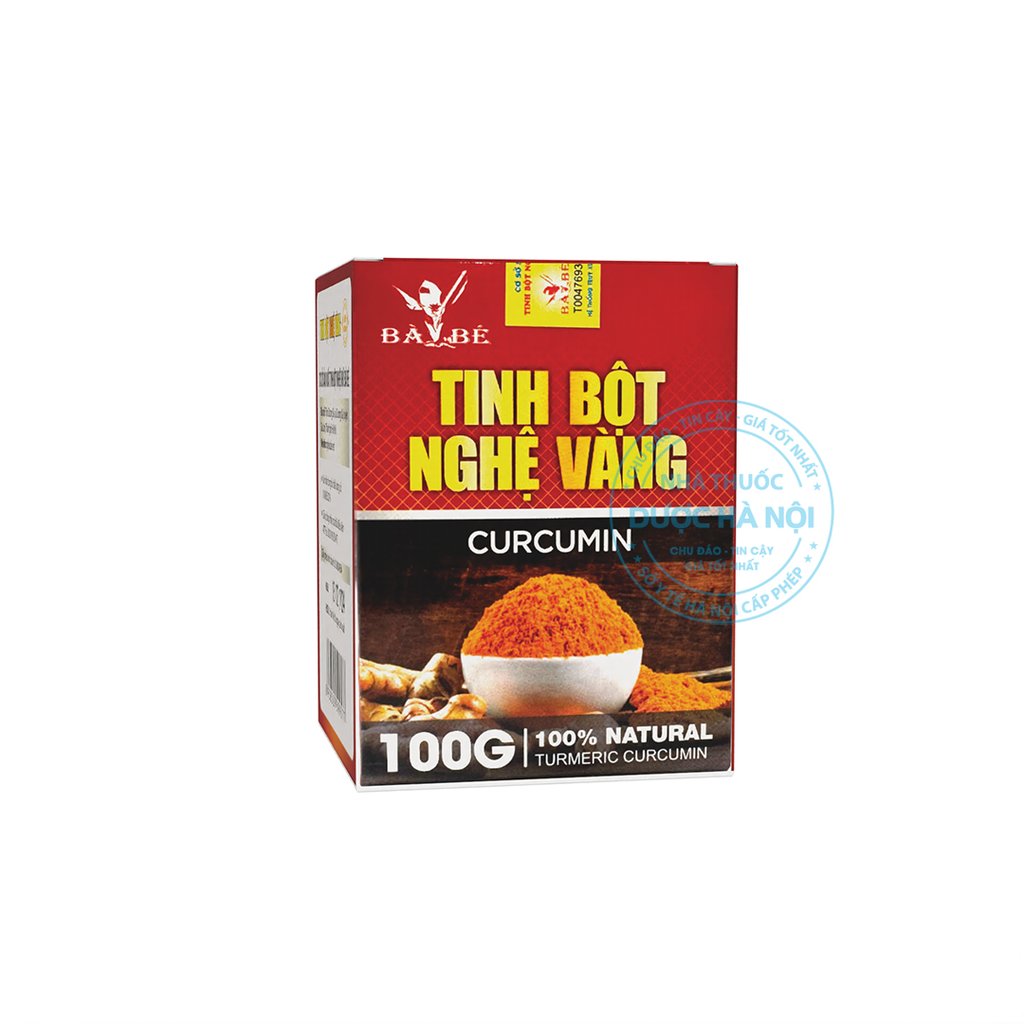 Tinh bột nghệ vàng Curcumin Bà Bé