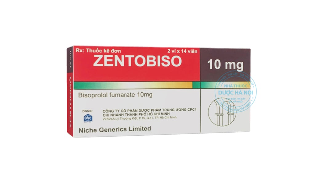 Thuốc Zentobiso 10mg điều trị suy tim mạn tính