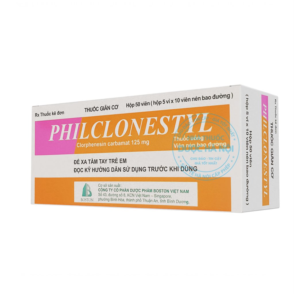 Thuốc giãn cơ Philclonestyl 125mg