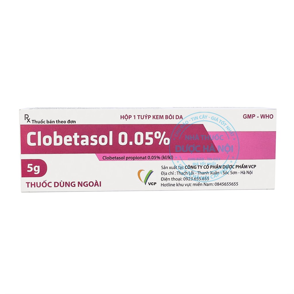 Thuốc Clobetasol 0.05%