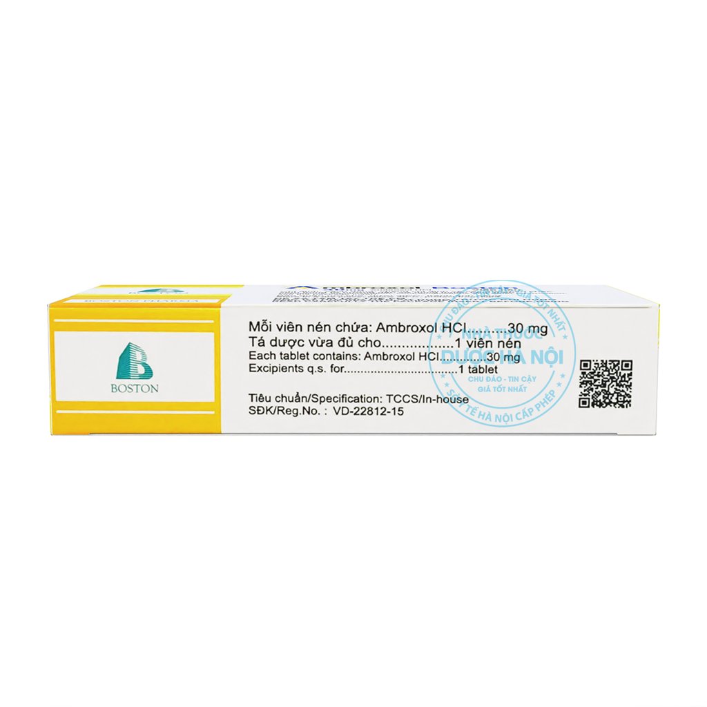 Thuốc Ambroxol Boston 30mg