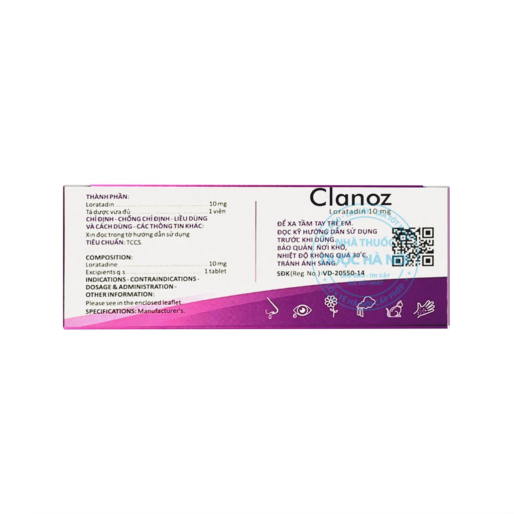 Thuốc Clanoz 10mg