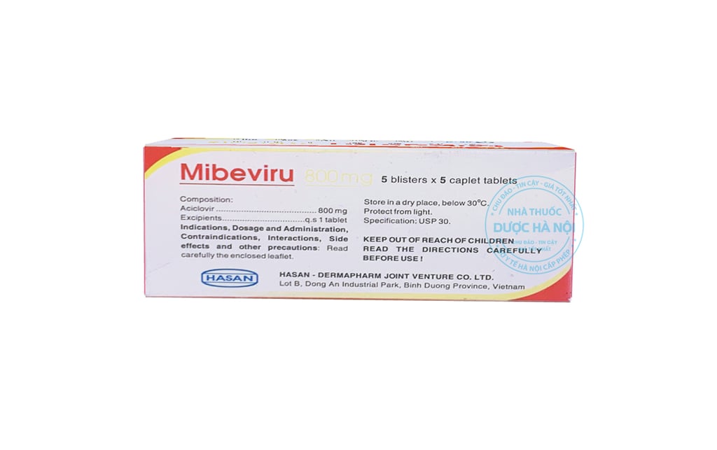 Thuốc Mibeviru 800mg