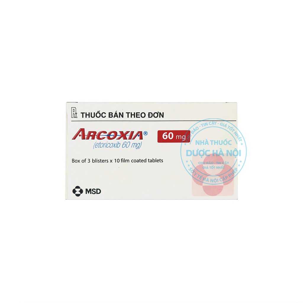 Thuốc Arcoxia 60mg (1 Hộp x 30 Viên)