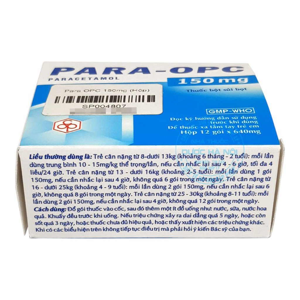 Thuốc Para-OPC 150mg