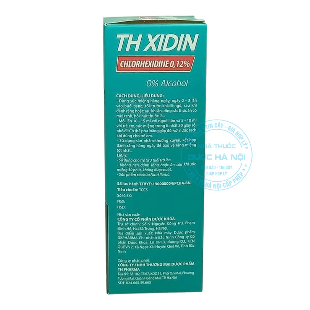 Súc miệng TH XiDiN 250ml