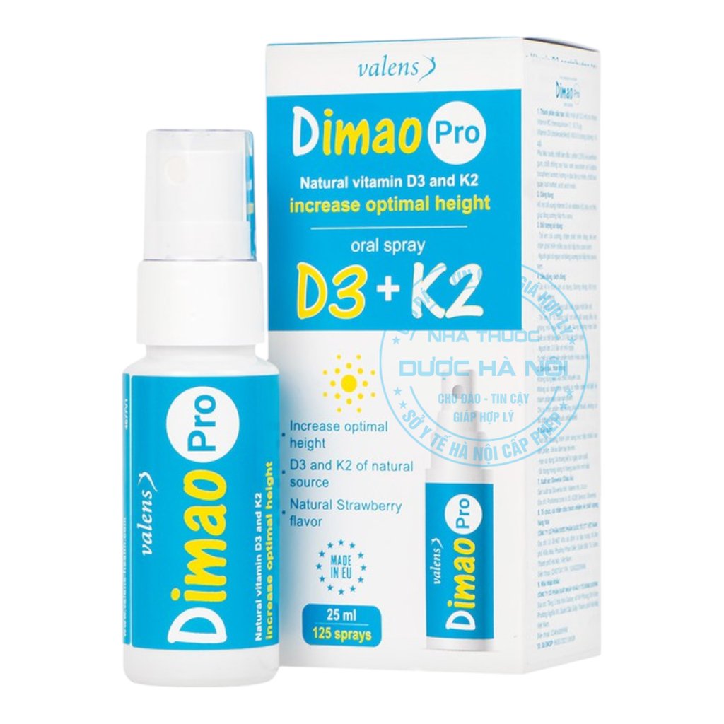 Xịt họng Dimao Pro Oral Spray D3 + K2