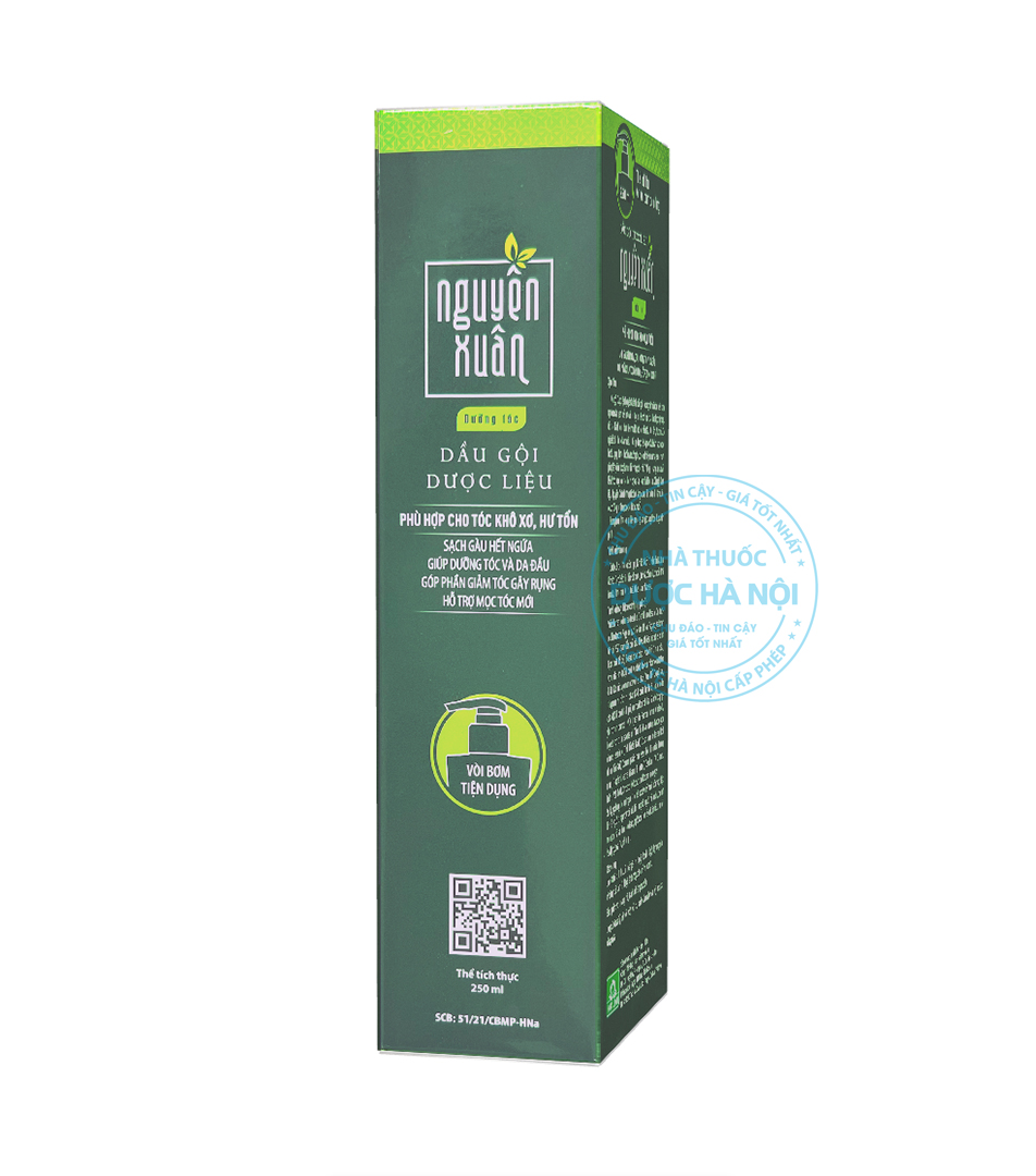 Dầu Gội Nguyên Xuân xanh 250ml)