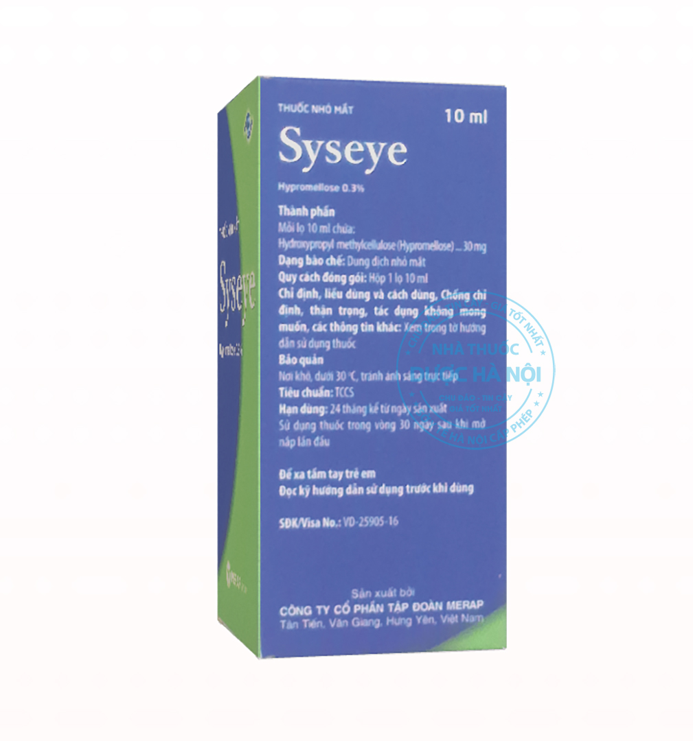 Thuốc nhỏ mắt Syseye Merap