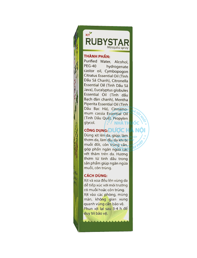 Xịt muỗi Rubystar