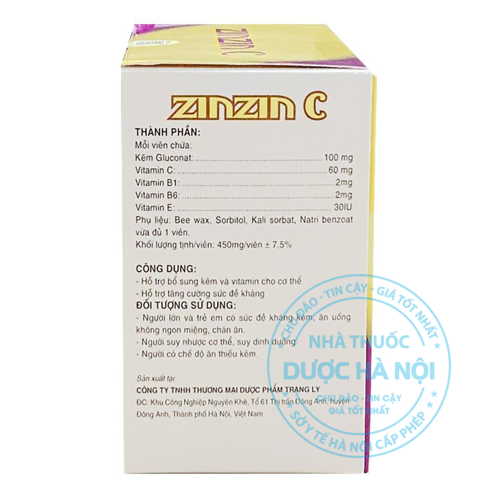 Viên uống ZinZin C