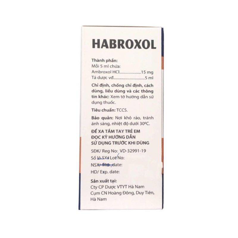 Thuốc Habroxol 30mg