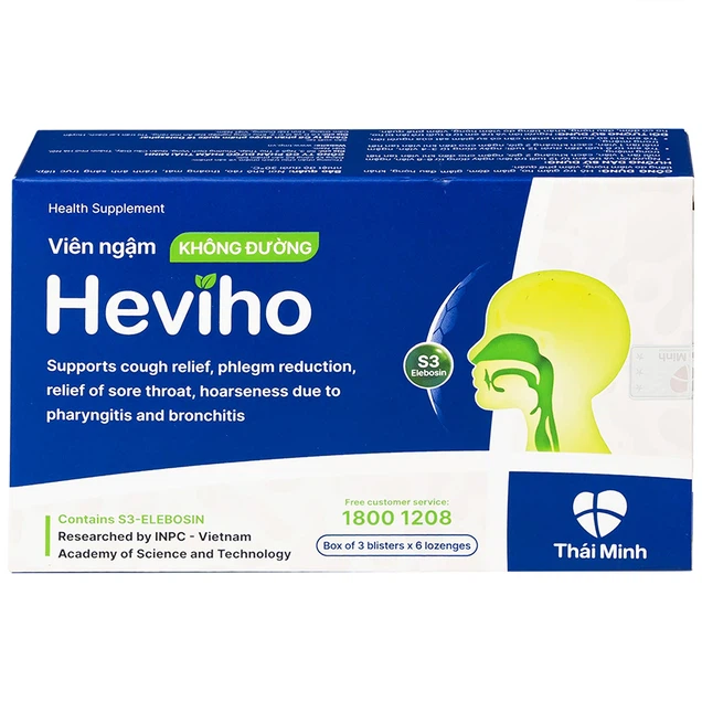 Viên ngậm Heviho Không Đường