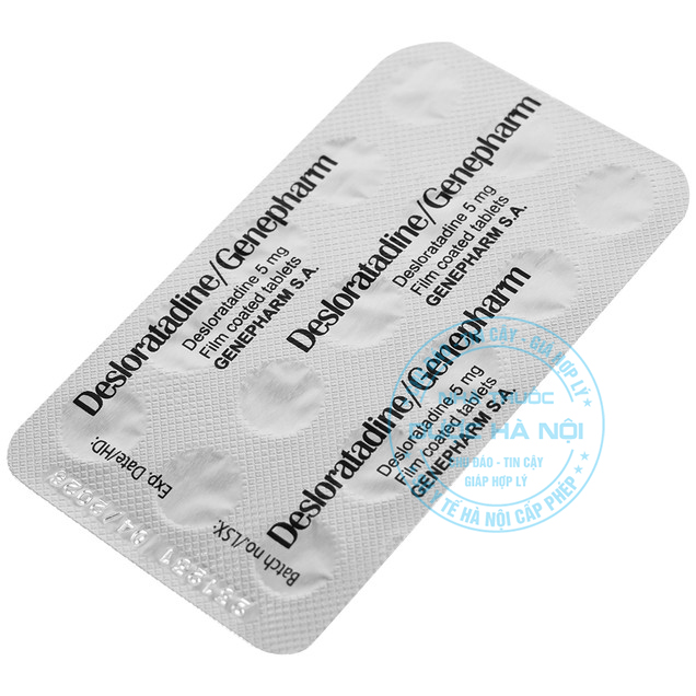 Thuốc Desloratadine 5mg Genepharm