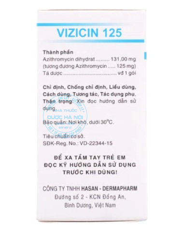 Thuốc Vizicin 125mg
