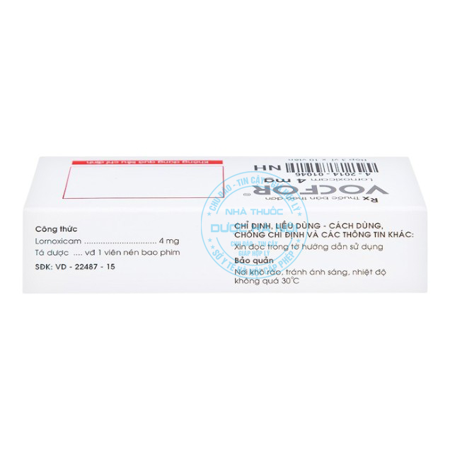 Thuốc Vocfor 4mg