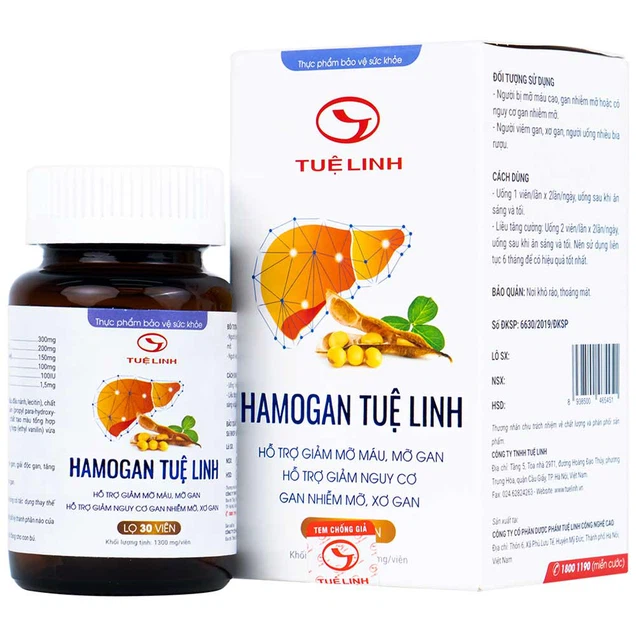 Viên uống Hamogan Tuệ Linh
