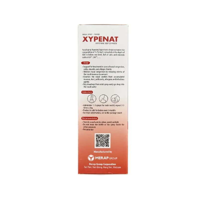 Xịt mũi Xypenat (màu cam)